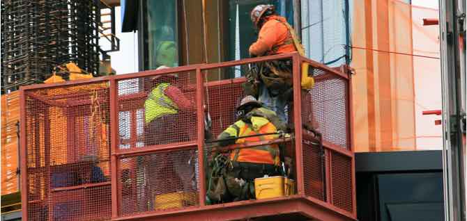 Fall from height construction accident in Queens