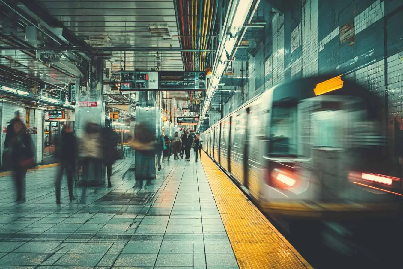New York subway platform and train accident claim